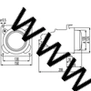 Kép 2/2 - 100 mm xenon tompított fényszóró