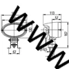 Kép 2/3 - HELLA Oval 100 H9 FF