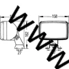 Kép 2/3 - Hella ­Double-Beam FF munkalámpa