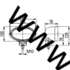 Kép 3/3 - Hella Oval 100 munkalámpa