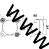 Kép 2/2 - 90 mm Performance távfényszóró helyzetjelzővel