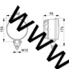 Kép 3/3 - M133 LED fényszóró