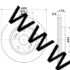 Kép 1/3 - Suzuki SX4 első féktárcsa