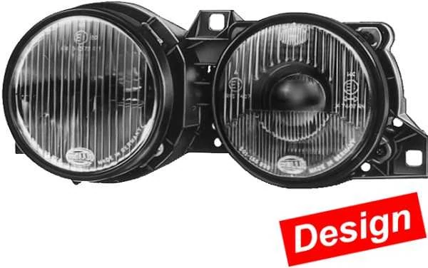 BMW 3 (E30) Black Hella DESIGN fényszóró szett