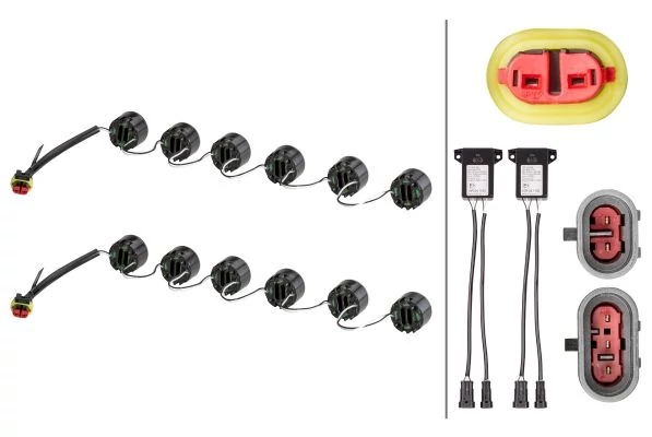 LEDayFlex 6 modulos nappali menetjelző/helyzetjelző szett